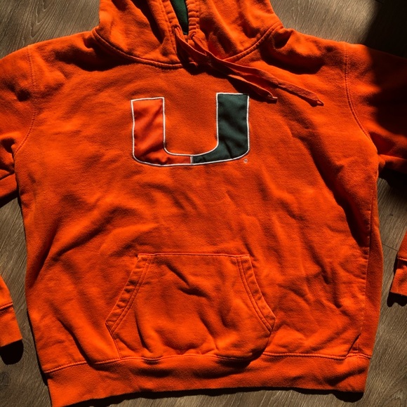 Orange University Of Miami Hoodie XXL - Picture 7 of 9